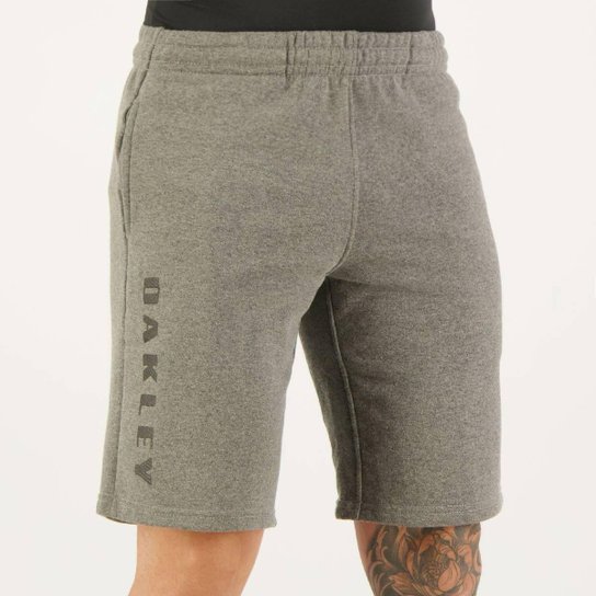 Bermuda Moletom Oakley Crossrange Dry Cinza Escuro