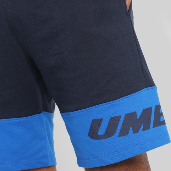 Bermuda Moletom Umbro College Motion Masculina