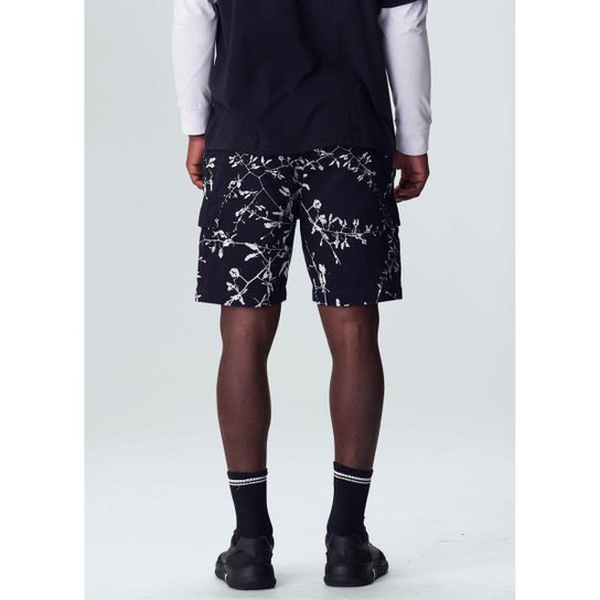 Bermuda Osklen Cargo Renanthera Night Masculina