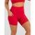 Bermuda Para Ciclismo Feminina Vermelha Golden Savancini - Vermelho