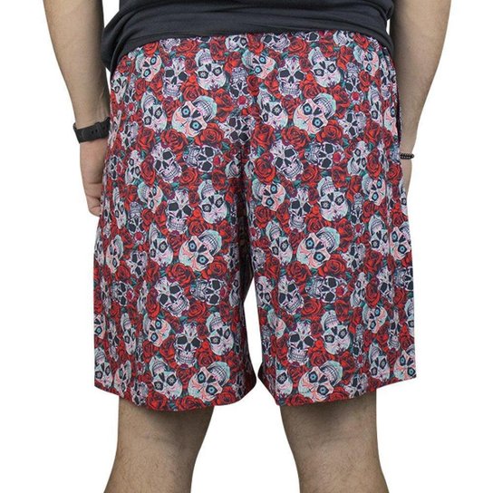 Bermuda Praia Meinerz Fische III Roses Masculina