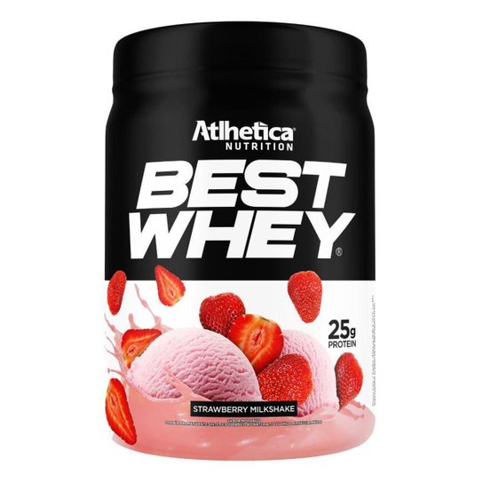 Best Whey Isolado Hidrolisado Morango 450g Squeeze Atlhetica