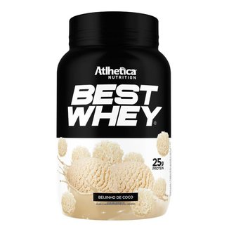 Best Whey Protein Isolado Hidro Beijinho Coco 900g Atlhetica