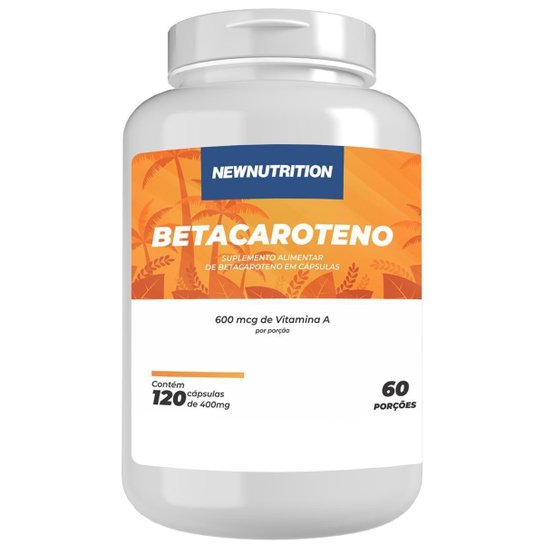 Betacaroteno 120 Cápsulas NewNutrition