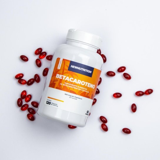 Betacaroteno 120 Cápsulas NewNutrition