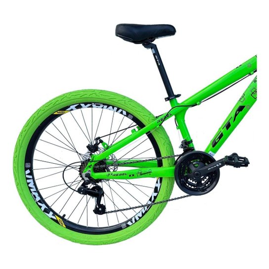 Bicicleta 26 Gta Rebel Freeride Downhill 21v Freio a Disco Rodas Vmaxx Pneu Flame
