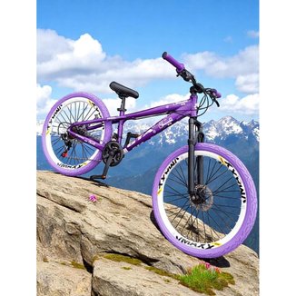Bicicleta 26 Gta Rebel Freeride Downhill 21v Freio a Disco Rodas Vmaxx Pneu Flame