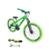 Bicicleta 26 Gta Rebel Freeride Downhill 24v Cubo k7 Barulhento Freio a Disco Rodas Vmaxx Pneu Flame - Verde