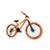 Bicicleta 26 Gta Rebel Freeride Downhill Alumínio 21v Aros Vmaxx Freio a Disco Pneu Flame - Laranja