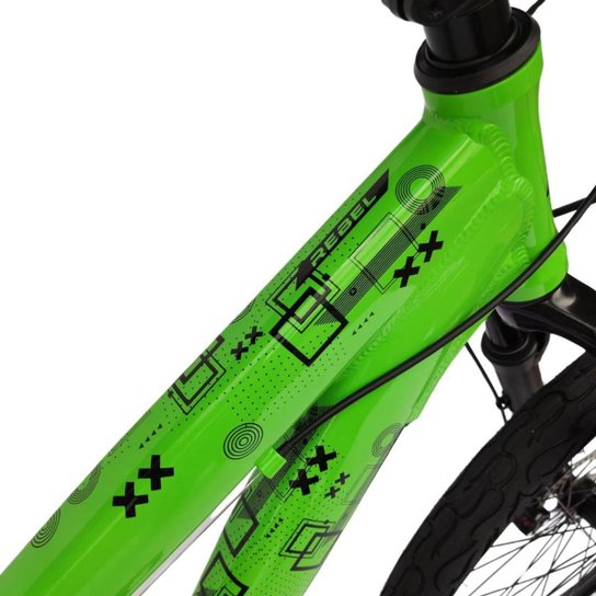 Bicicleta 26 Gta Rebel Freeride Single 7v Rodas Vmaxx Freio a Disco Pneu Flame