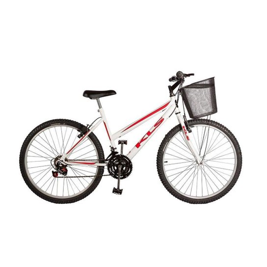 Bicicleta 26 KLS Sport Freio V-Brake 21V Feminina MTB