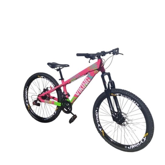Bicicleta 26 VikingX T25 21v Freeride Freio Disco Mecânico Pneu Aro 26 Cravudo