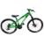 Bicicleta 26 VikingX T25 21v Freio Hidraulico Pneu Aro 26 Balão Preto - Verde