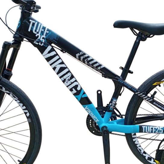 Bicicleta 26 VikingX Tuff25 21v Cambios Shimano Freeride Disco Mecânico Pneu Slick 1.50