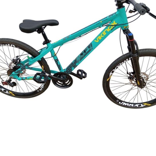 Bicicleta 26 VikingX Tuff30 21v Cambio Traseiro Shimano Pneu Slick Fino Preto1.50