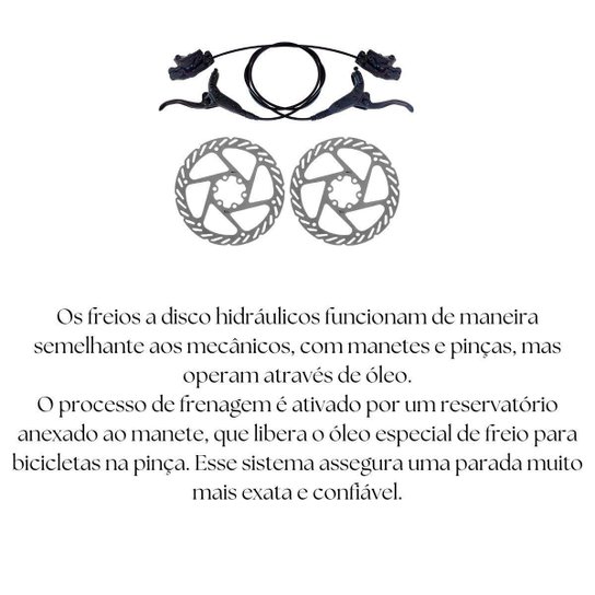 Bicicleta 26 VikingX Tuff30 21v Freios Hidraulicos Básicos Pneu Slick Fino Faixa Branco1.50