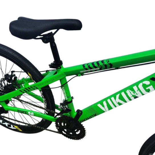 Bicicleta 26 VikingX Tuff30 24v Freeride Mecânico Pneu Slick Fino Preto1.50