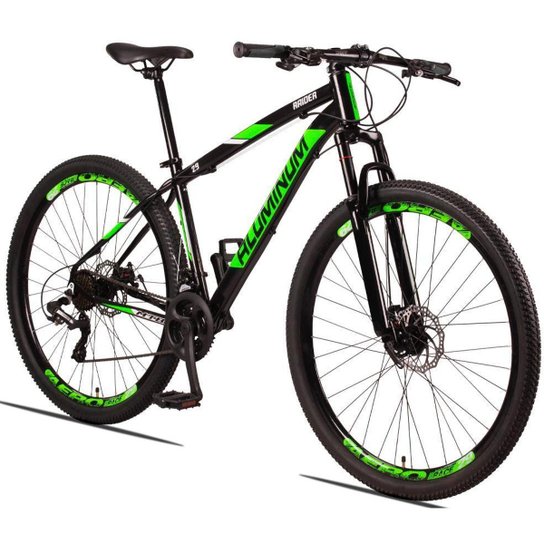 Bicicleta 29 Aluminum Raider 24 Marchas Index Freio a Disco