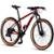 Bicicleta 29 Dropp Race 12V  Freio Hidráulico Suspensão com Trava no Guidão - Preto+Vermelho