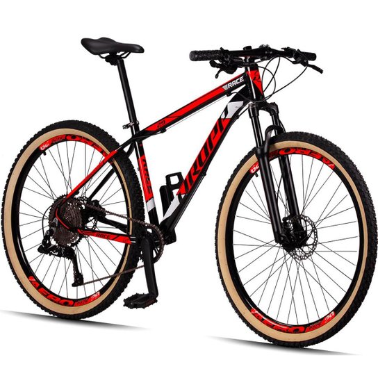 Bicicleta 29 Dropp Race 12V  Freio Hidráulico Suspensão com Trava no Guidão