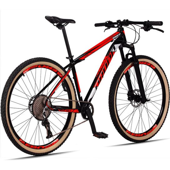 Bicicleta 29 Dropp Race 12V Freio Hidráulico Suspensão com Trava no Guidão