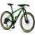 Bicicleta 29 Dropp Race 12V  Freio Hidráulico Suspensão com Trava no Guidão - Preto+verde