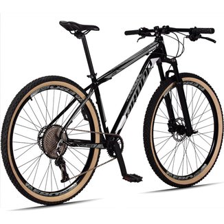 Bicicleta 29 Dropp Race 12V  Freio Hidráulico Suspensão com Trava no Guidão