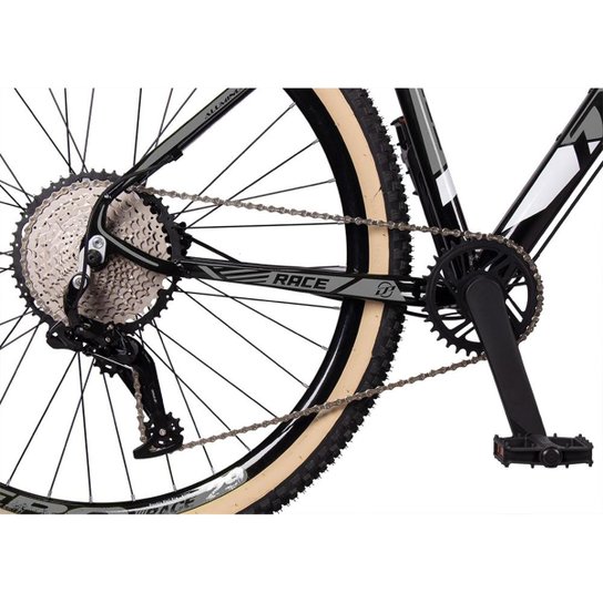 Bicicleta 29 Dropp Race 12V  Freio Hidráulico Suspensão com Trava no Guidão