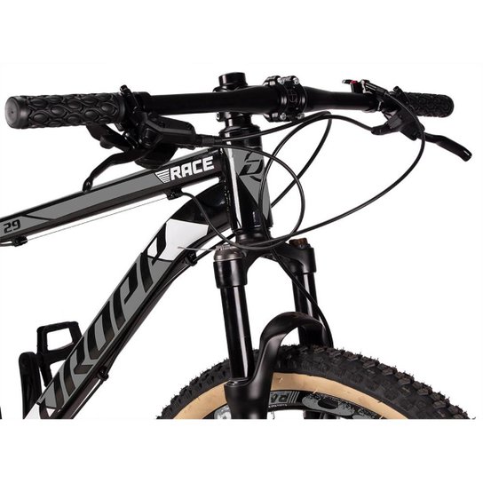 Bicicleta 29 Dropp Race 12V  Freio Hidráulico Suspensão com Trava no Guidão