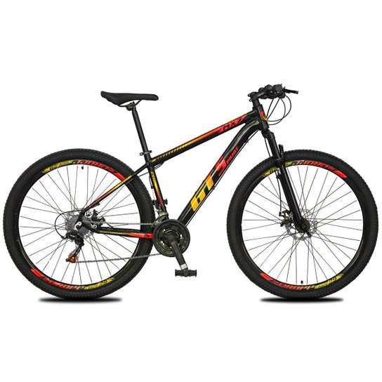 Bicicleta 29 GT Sprint MX7 21 Marchas Freio a Disco MTB Alumínio