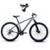 Bicicleta 29 Gti Roma 21v Index Alumínio leve Disco Mecânico Suspensão 80mm Cambio Traseiro Shimano - Cinza+Preto