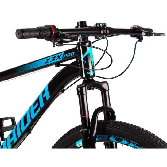 Bicicleta 29 Raider Z3X Pro 21V Freio a Disco e Suspensão Quadro Alumínio MTB