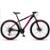 Bicicleta 29 Raider Z3X Pro 21V Freio a Disco e Suspensão Quadro Alumínio MTB - Preto+Rosa