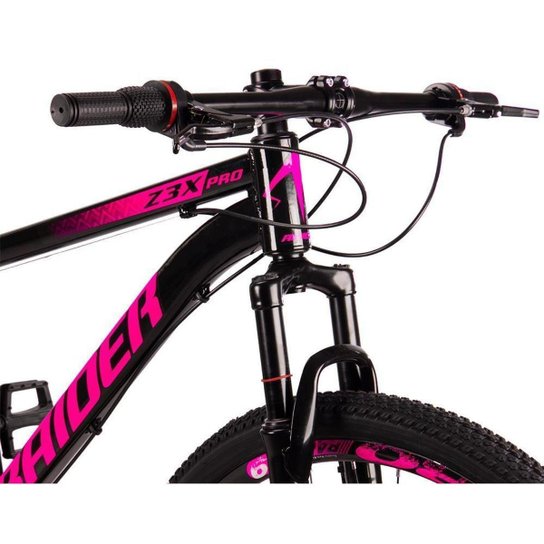 Bicicleta 29 Raider Z3X Pro 21V Freio a Disco e Suspensão Quadro Alumínio MTB