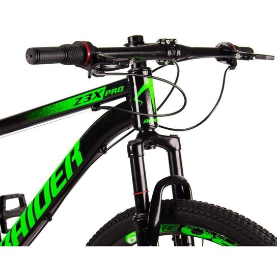Bicicleta 29 Raider Z3X Pro 21V Freio a Disco e Suspensão Quadro Alumínio MTB