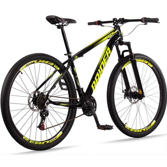 Bicicleta 29 Raider Z3X Pro 21V Freio a Disco e Suspensão Quadro Alumínio MTB