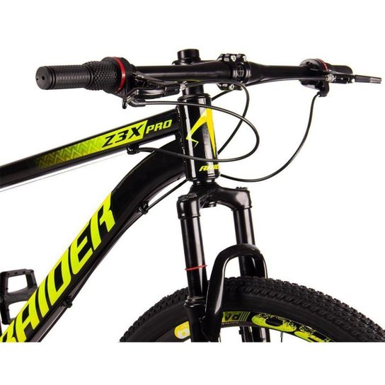 Bicicleta 29 Raider Z3X Pro 21V Freio a Disco e Suspensão Quadro Alumínio MTB
