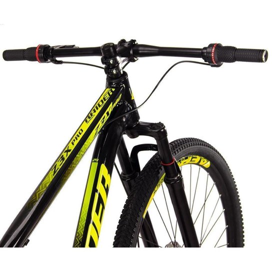 Bicicleta 29 Raider Z3X Pro 21V Freio a Disco e Suspensão Quadro Alumínio MTB