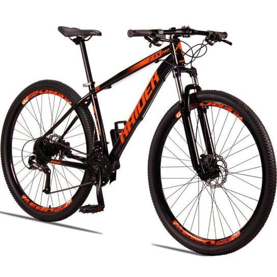 Bicicleta 29 Raider Z3X Pro 27V Câmbio Traseiro Shimano Altus ​Freio Hidráulico Suspensão com Trava