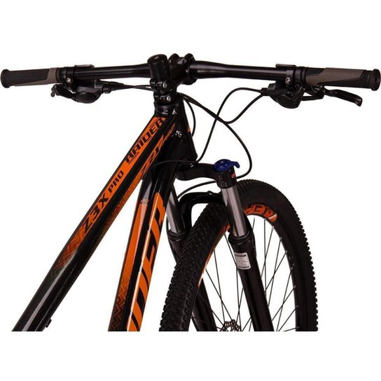 Bicicleta 29 Raider Z3X Pro 27V Câmbio Traseiro Shimano Altus ​Freio Hidráulico Suspensão com Trava
