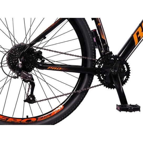 Bicicleta 29 Raider Z3X Pro 27V Câmbio Traseiro Shimano Altus ​Freio Hidráulico Suspensão com Trava