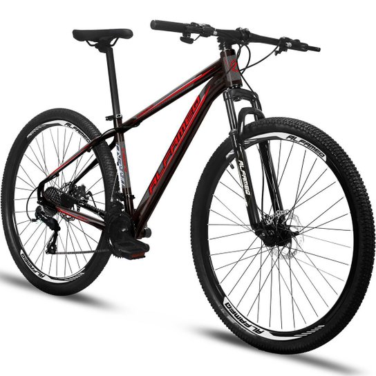 Bicicleta Alumínio Aro 29 Alfameq Tirreno Freio Hidráulico 27 Marchas