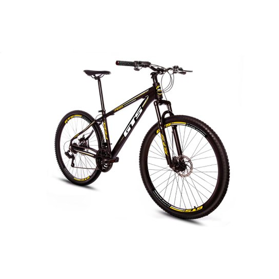 Bicicleta Alumínio Aro 29 Gts Feel Freio À Disco 21 Marchas