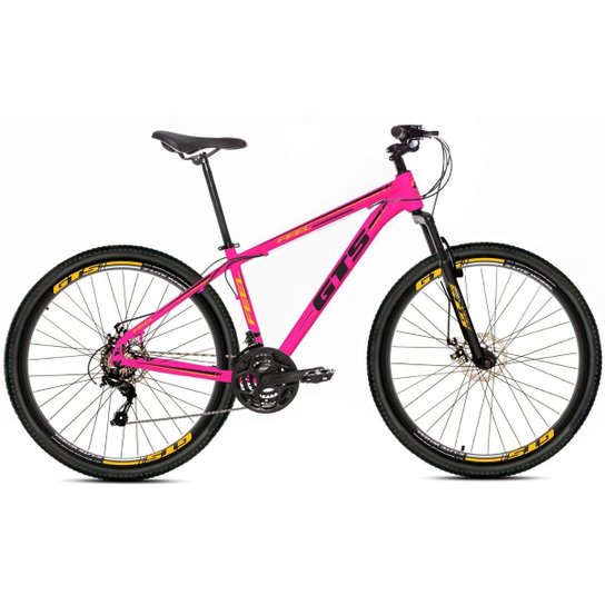 Bicicleta Alumínio Aro 29 Gts Feel Freio À Disco 21 Marchas
