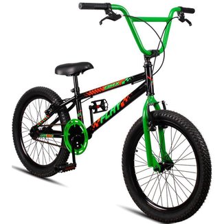 Bicicleta Aro 20 BMX Infantil Flay Aro Aero Freio V-Brake Menino 6, 7, 8, 9, 10 + anos