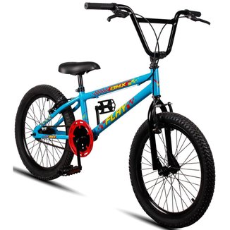 Bicicleta Aro 20 BMX Infantil Flay Aro Aero Freio V-Brake Menino 6, 7, 8, 9, 10 + anos