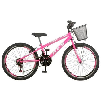 Bicicleta Aro 24 Kls Sport Gold Freio V-B Mtb 21V Feminina