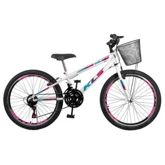 Bicicleta Aro 24 Kls Sport Gold Freio V-B Mtb 21V Feminina