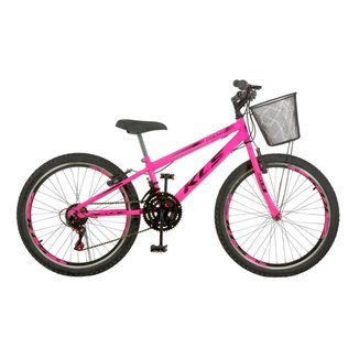 Bicicleta Aro 24 Kls Sport Gold Freio V-B Mtb 21V Feminina