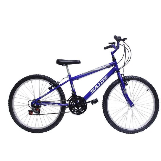 Bicicleta Aro 24 Masculina Infantil 18 Marchas Said-x